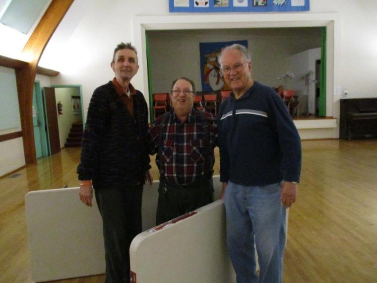 Minsitry of setting up tables