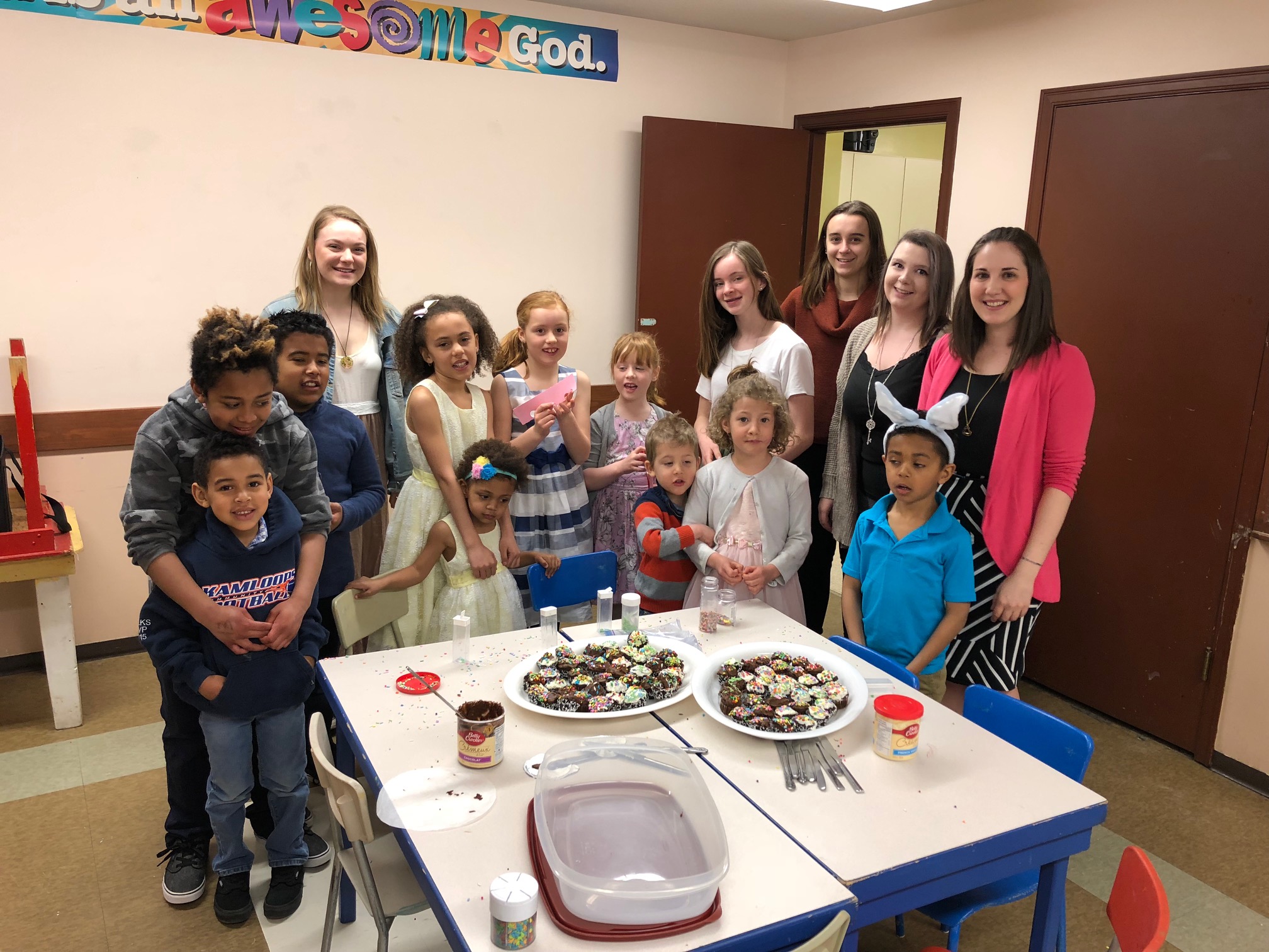 Image of children at Sunday school