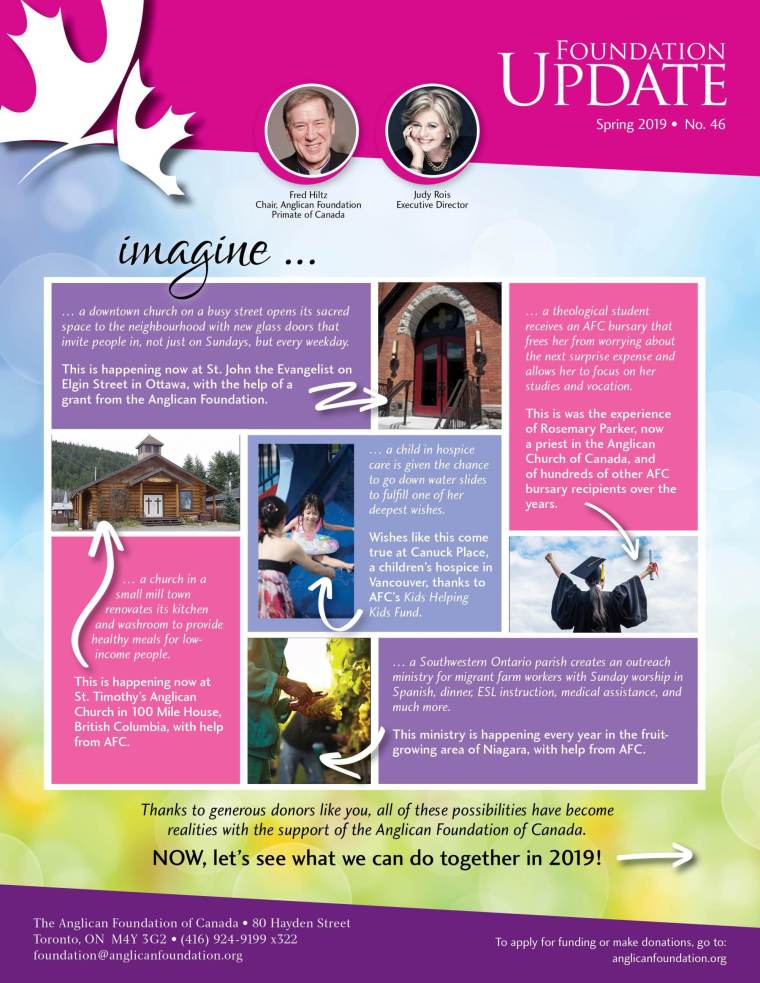Anglican Foundation 2019 Spring